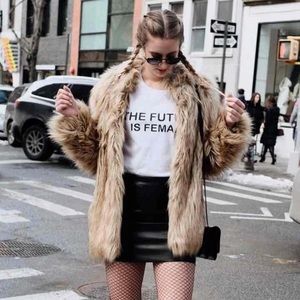 Foux fur coat